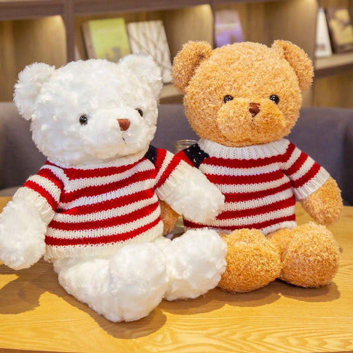 21 Styles Teddy Bear With Sweater Stuffed Animals Plush Toys Doll Baby Kids Girlfriends Birthday Gifts-Toys & Games›Stuffed Animals & Plush›Animals-Très Elite-style 21-30cm-Très Elite