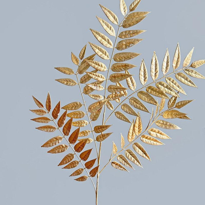 Luxurious Gold Maple Leaf Branch - Elegant Home & Office Decor Upgrade
