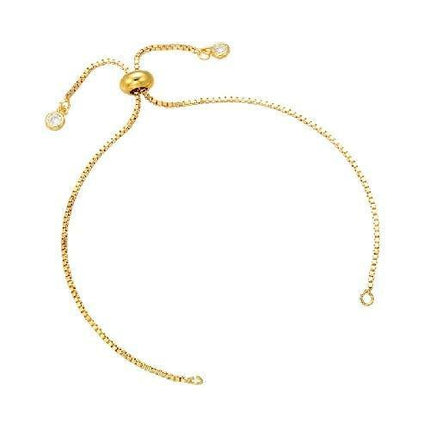 Sophisticated Customizable Brass and Rhinestone Chain for Stunning DIY Bracelet Designs