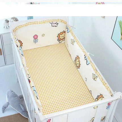 5-Piece Cotton Luxury Baby Crib Bedding Set for Deluxe Slumber