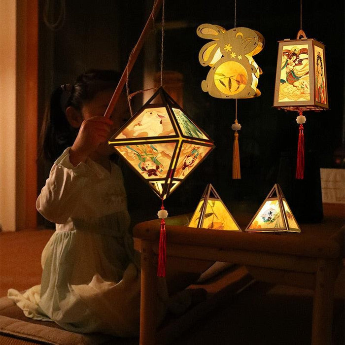 Creative Mid-Autumn Lantern Craft Kit for Kids - Fun DIY Activity for Festive Celebrations