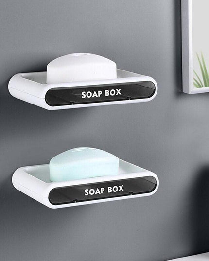 Wall-Mounted Soap and Sponge Organizer with Efficient Water Drainage for Kitchen and Bathroom