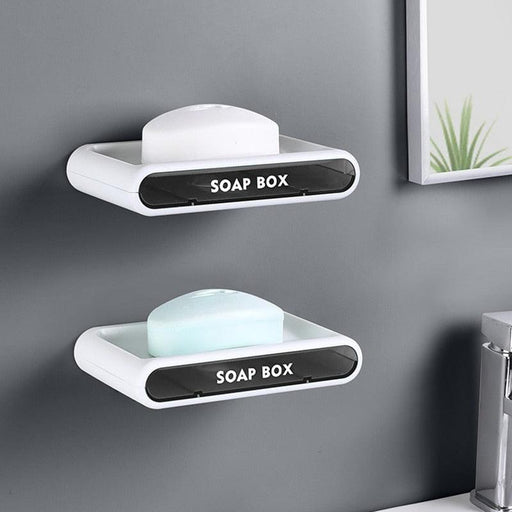 Soap Holder Wall-Mounted Organizer with Drainage System