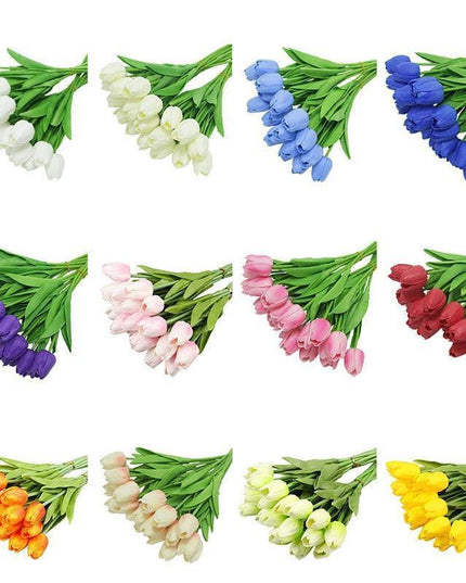 Delightful Mini Tulip Bouquet: A Touch of Timeless Floral Charm