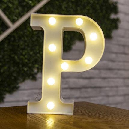 Luxurious Illuminated Alphabet Lights for Elegant Decor