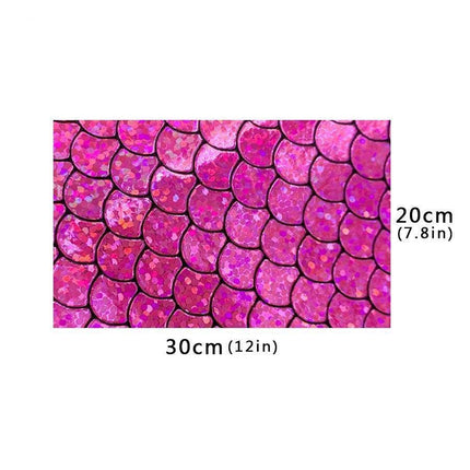 Holographic Mermaid Faux Leather - Ultimate DIY Essential for Creators