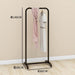 Mobile Stainless Steel Clothes Drying Stand with Enhanced Structure and Rolling Wheels