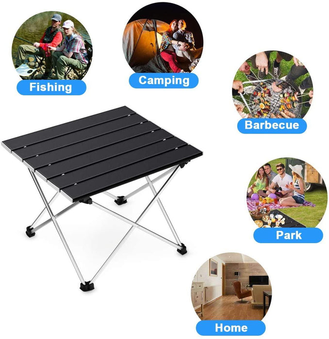 Portable Ultralight Aluminum Camping Table for Adventurers