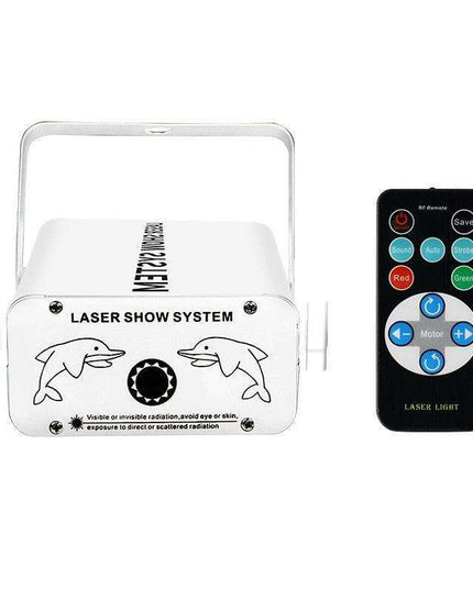 Voice-Controlled RGB Laser Light Show Projector for Exceptional Home Entertainment
