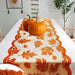 Fall Harvest Maple Leaf Lace Table Runner - Bring Seasonal Elegance to Your Dining Experience