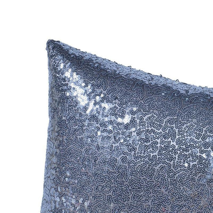 Yellow Sparkle Sequin Glam Pillow Cover