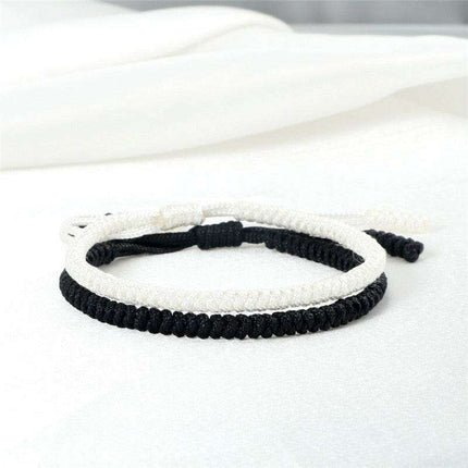 Tibetan Buddha Spiritual Charm Bracelet: Handcrafted Unique Accessory