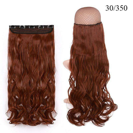 LuxeLocks 24" Curly Vibrant Synthetic Hair Extension - Effortless Glamour and Versatile Styling