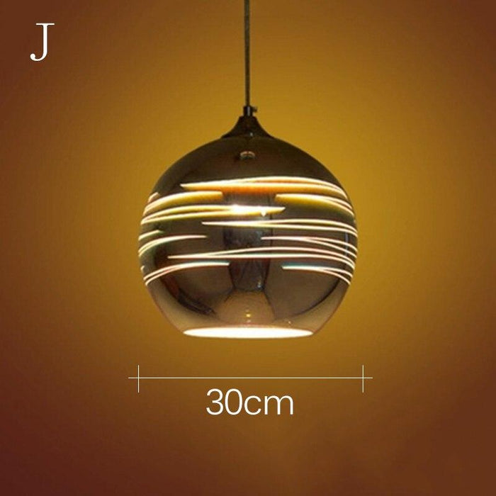 Starry Sky Celestial Glass Pendant Lights