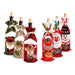 Holiday Cheer Wine Bottle Dress: Celebrate in Festive Elegance