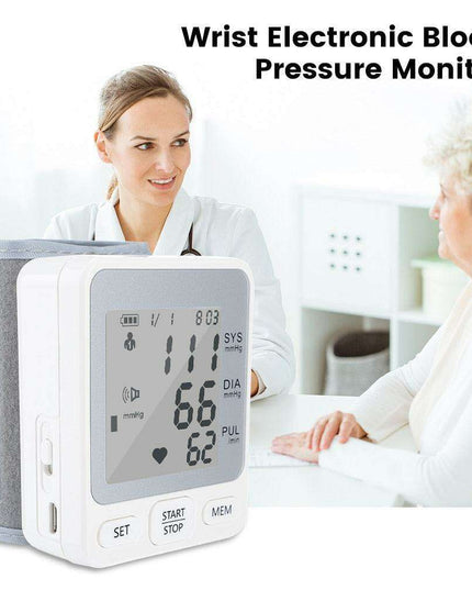 Voice-Activated Wireless Blood Pressure Monitor with USB Recharge - Simplified Health Tracking