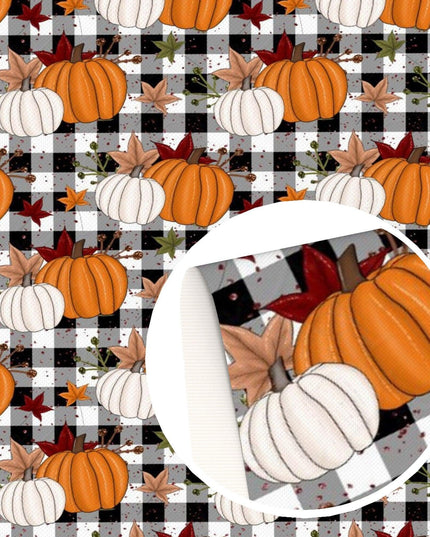 Fall-Inspired Premium Vegan Leather - Versatile DIY Crafting Material for Creative Projects