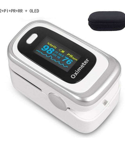 Compact Dual-Color OLED Finger Pulse Oximeter for Accurate Health Tracking