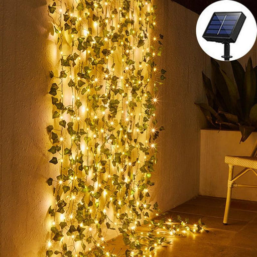 Enchanted Maple Leaf Solar Fairy Light String for Outdoor and Decorative Events