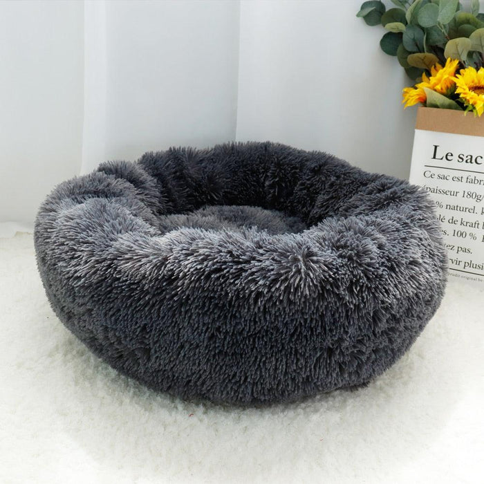 Warm and Cozy Fleece Pet Bed for Dogs and Cats - Soft Kennel House