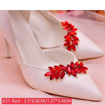 Glimmering Rhinestone Footwear Charms: Transform Your Style