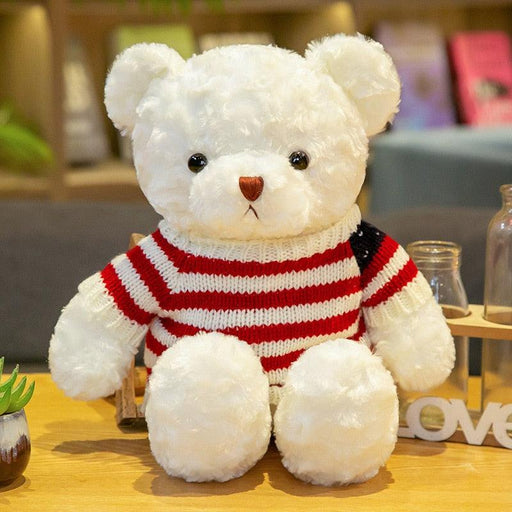 21 Styles Teddy Bear With Sweater Stuffed Animals Plush Toys Doll Baby Kids Girlfriends Birthday Gifts-Toys & Games›Stuffed Animals & Plush›Animals-Très Elite-style 3-30cm-Très Elite