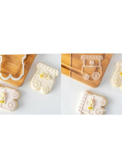 Whimsical Princess Castle Cookie Press Set