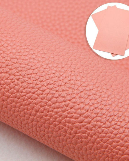 Lychee Patterned Faux Leather Crafting Fabric - Essential for DIY Projects