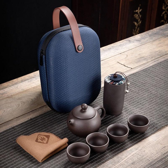 Handcrafted Yixing Teapot & Cup Set: Elevate Your Tea Ritual