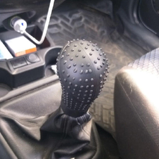 Silicone Gear Shift Knob Cover for Car - Universal Anti-Skid Transmission Lever Protector