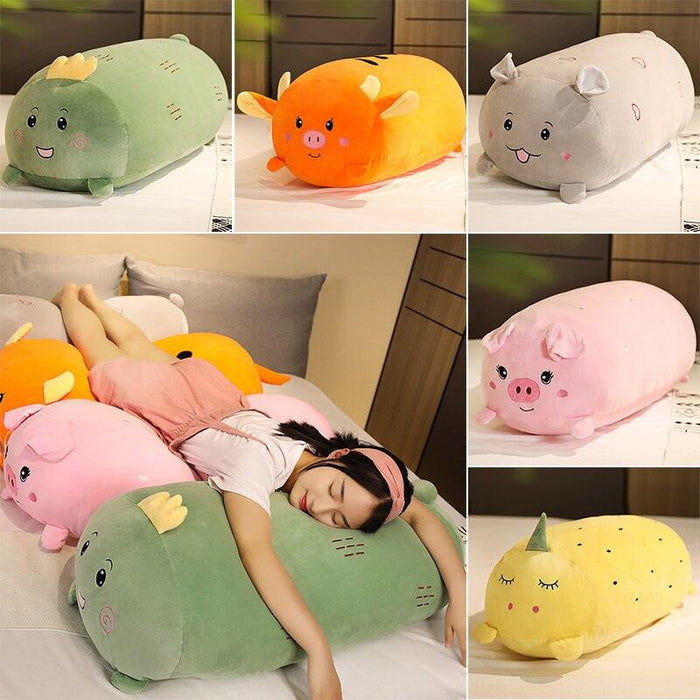 Plush Animal Cartoon Pillow - Ultimate Relaxation Gift for All Ages
