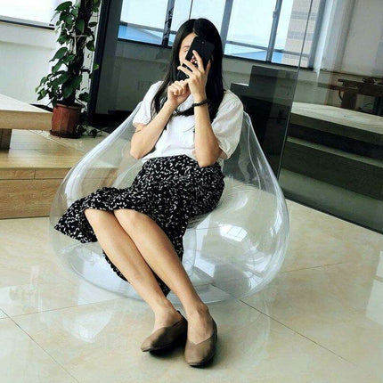 Luxury Portable Inflatable Sofa Bed with Integrated Headrest and Ergonomic Design