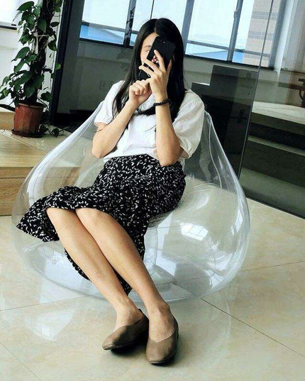 Luxury Portable Inflatable Sofa Bed with Integrated Headrest and Ergonomic Design