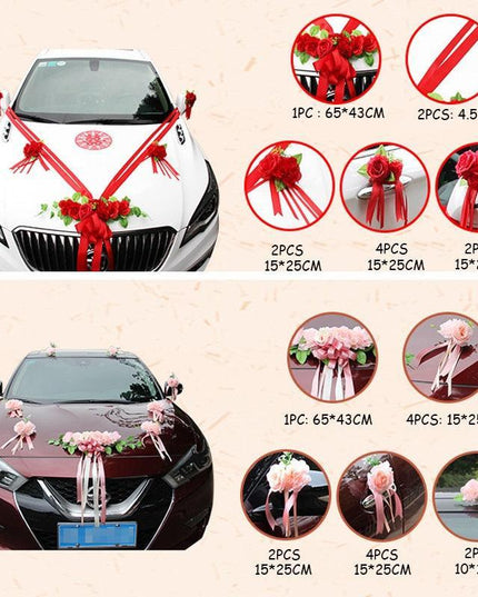 Sophisticated Silk Rose Floral Collection for an Enchanting Wedding Celebration