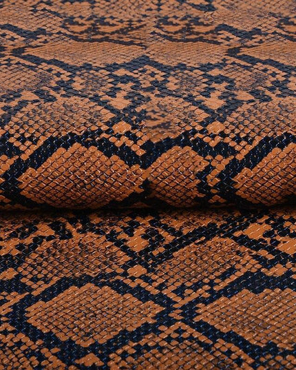 Faux Snake Skin Leather Craft Fabric - Elevate Your Creations!