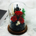 Eternal Rose Glass Dome: Timeless Beauty for Luxurious Settings