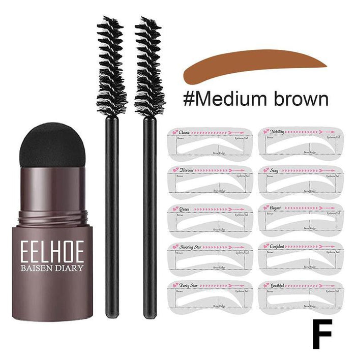 Mushroom-Tipped Brow Shaping Kit for Effortless Eyebrow Perfection