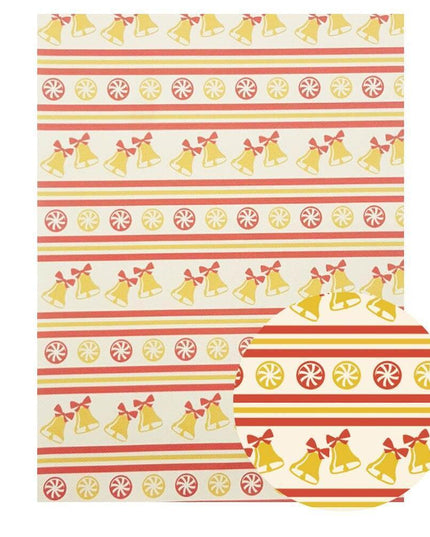 Whimsical Holiday Cartoon Animal PU Bow Fabric Sheets: Essential DIY Kit for Festive Hair Accessories and Crafts