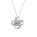Eternal Love Knot Heart Pendant Necklace - Timeless Symbol of Love for Her