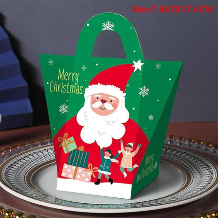 Christmas Cheer: Santa's Whimsical Candy Cottage Décor and Gift Box Set