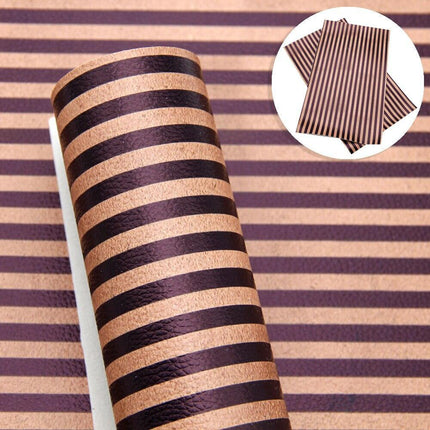Chic Polka Dot Faux Leather Crafting Fabric