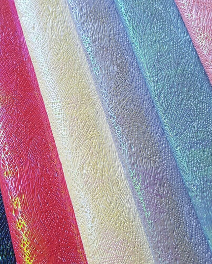 Colorful 3D Faux Leather Craft Sheets for Unique DIY Creations