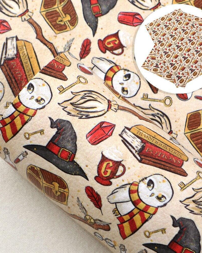 Luxurious Cartoon Lychee Faux Leather Crafting Set - Your DIY Dream Awaits