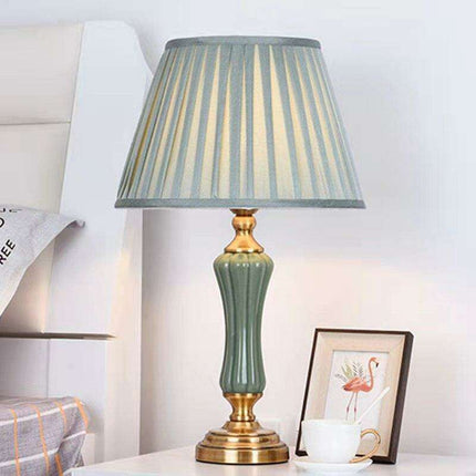 Modern Elegance Table Lamp with Soft Fabric Shade - Transform Your Living Space