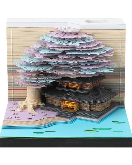 Illuminated Fantasy Castle 3D Memo Pad - Unlock Your Imagination
