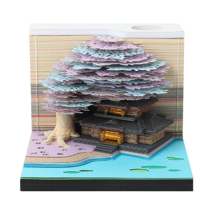 Enchanting Howarts Castle 3D Memo Pad with LED Magic