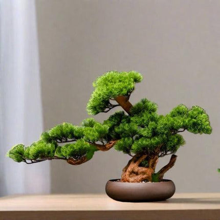 Elegant Chinese-Style Artificial Bonsai Tree: Perfect for Home and Office Aesthetics