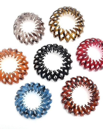 Chic Crystal Nest Hair Claw for Effortless Style