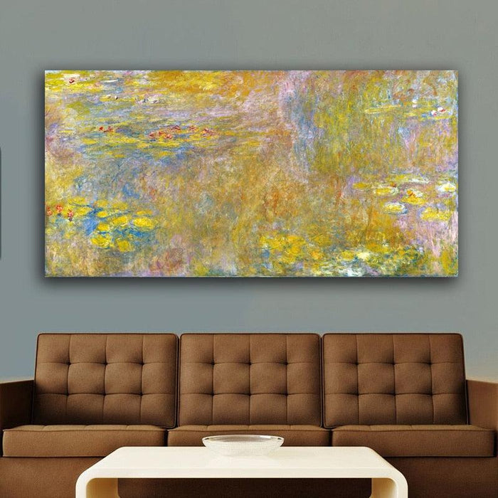Elegant Claude Monet Water Lilies Canvas Print for Sophisticated Home Decor