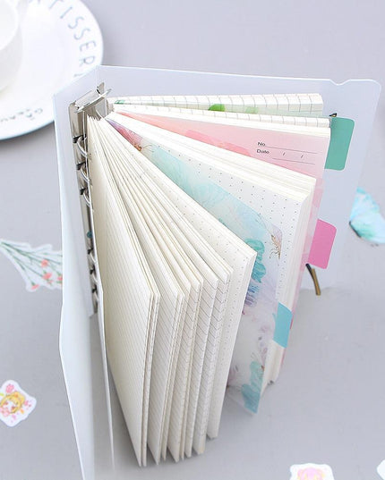 Chic A5/A6 Spiral Notebook Organizer for Enhanced Note-Taking Experience